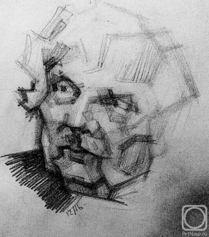 Deryabin Oleg. Sketch of the artist