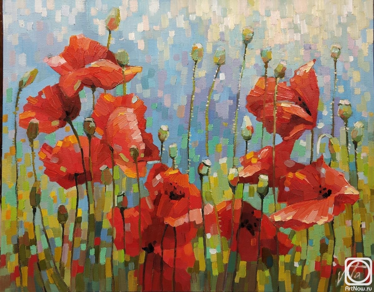 Chizhova Viktoria. Poppy summer