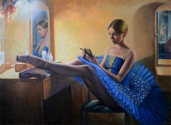 In the dressing room (Dancer Painting). Bakaeva Yulia