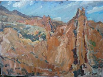 Komov Alexey Valeryevich. The Mountains Of Tien-Shan. Red gorge