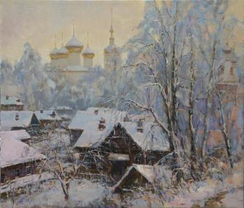 Katyshev Anton Alexeevich. Winter evening. Dmitrov
