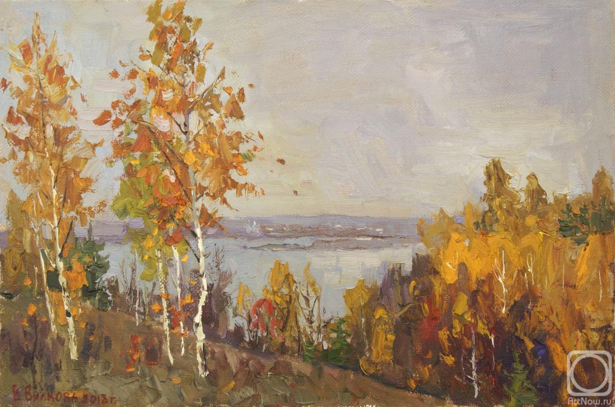 Vilkova Elena. Autumn on the Volga