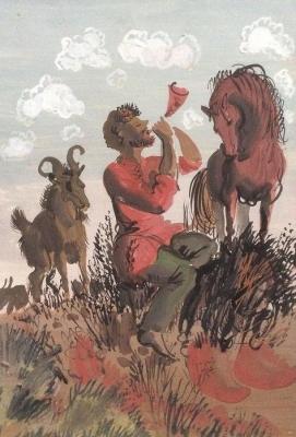 Horn (Shepherd On A Horse). Chernov Vladimir