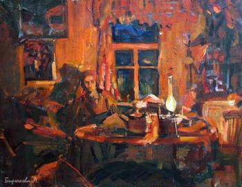 Pending (The Evening In The Hut). Biryukova Lyudmila