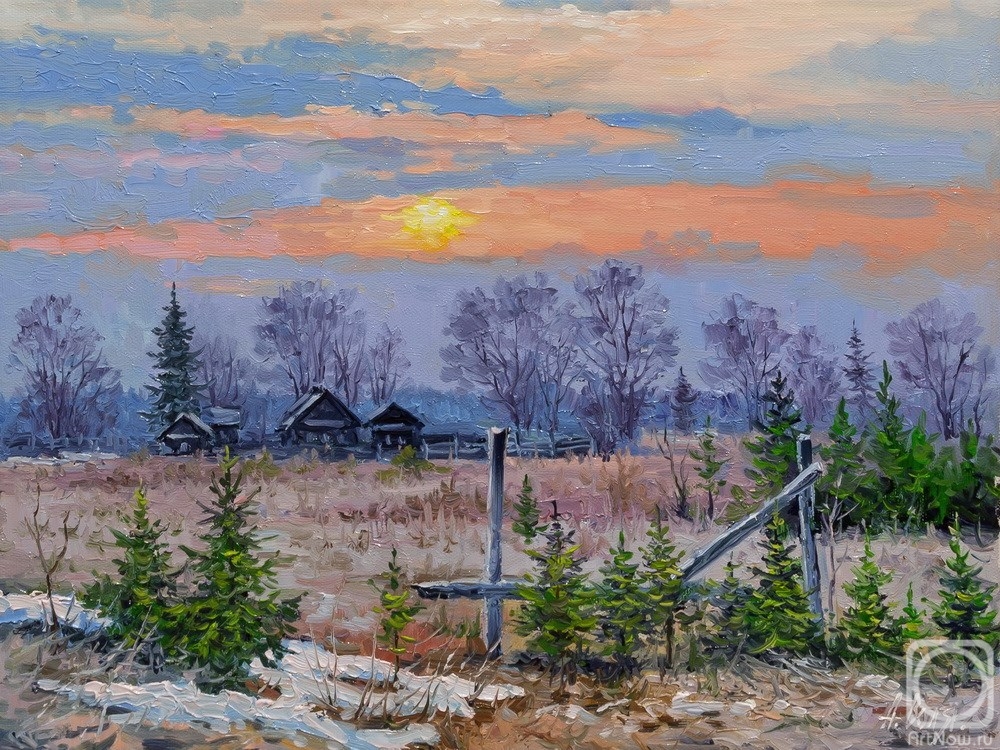 Volya Alexander. Sketch with sunset