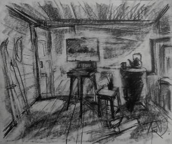 The interior with the open air