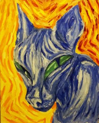 Vincent's Cat (Postpostympressionism). Ermakov Yurij