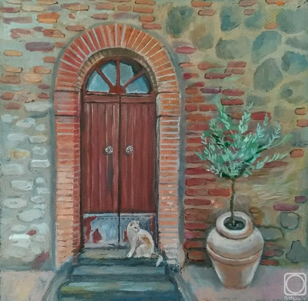 Painting door