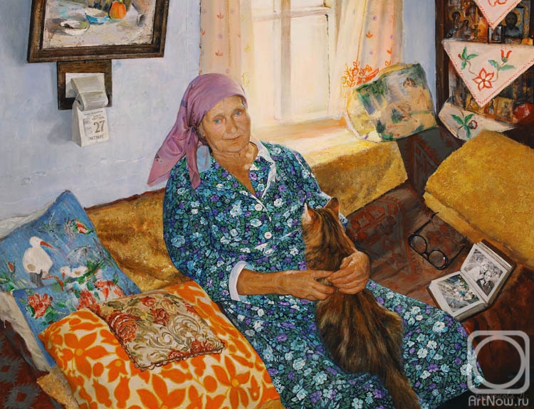 Biryukova Lyudmila. Portrait of my grandmother Kovaleva Faina Yakovlevna