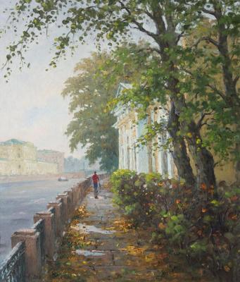 Summer garden, Fontanka river, Sain Petersburg. Alexandrovsky Alexander