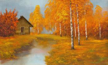 River in the rays of the autumn sun. Lyamin Nikolay