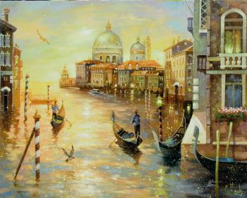Boev Sergey Yurievich. Venice at sunset