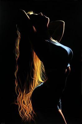 Silhouette of a girl