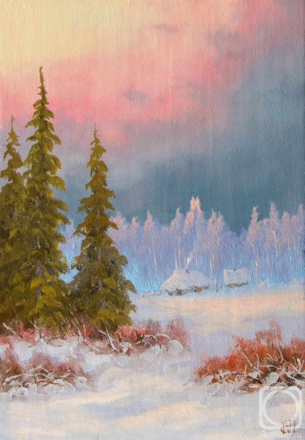 Lyamin Nikolay. All colors of the winter sky