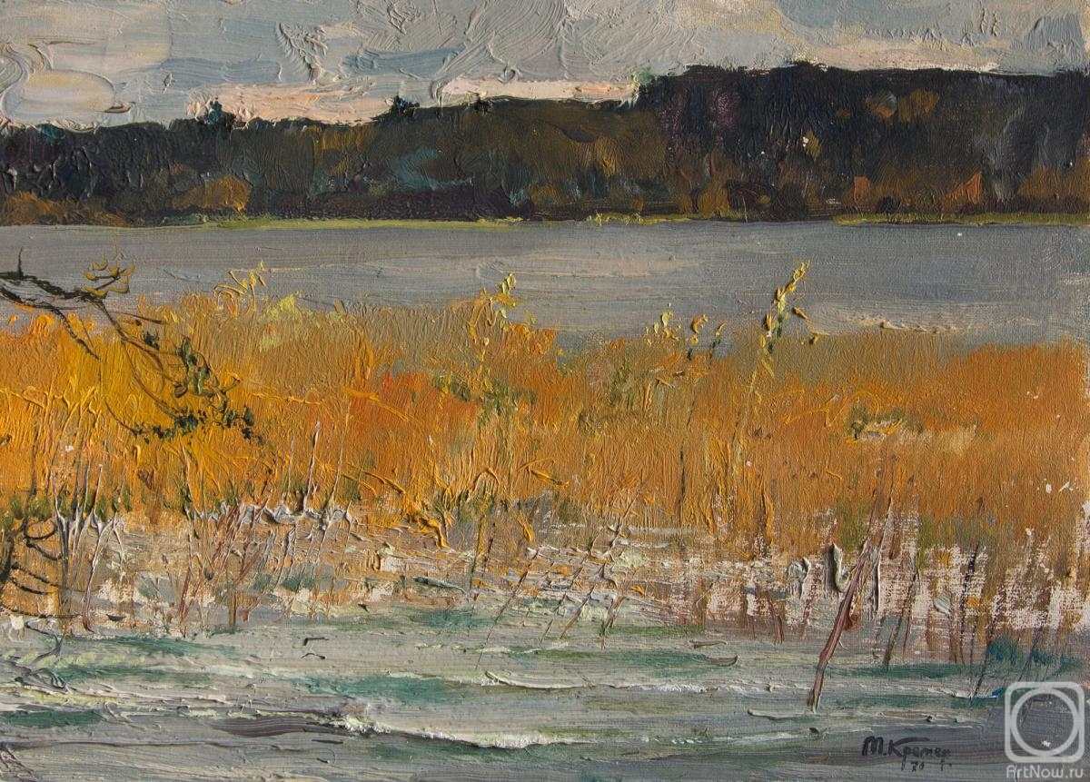 Kremer Mark. Lake Komsomolskoe, reeds. 1970