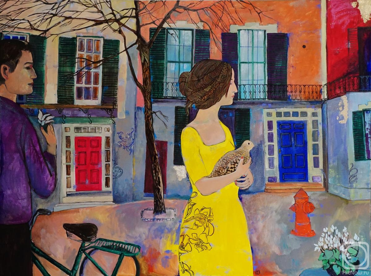 Sushkova Olga. The girl with the partridge