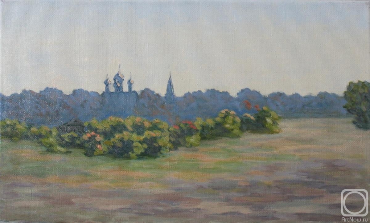 Illarionova-Komarova Elena. Suzdal. View of the Kremlin. Morning