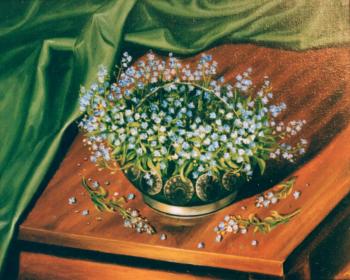 Still-Life with the Forget-Me-Not. Abaimov Vladimir