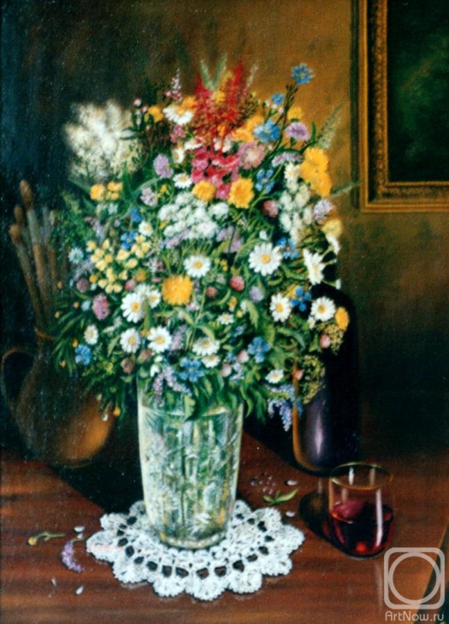Abaimov Vladimir. Still-life with Field Flowers