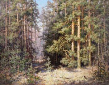 In pine's forest. Demin Sergey