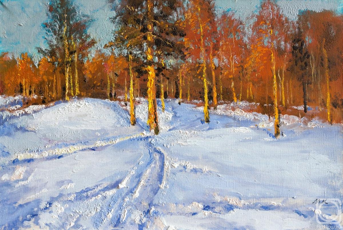 Kremer Mark. Winter forest paths