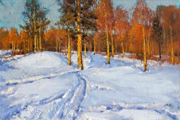 Kremer Mark Veniaminovich. Winter forest paths