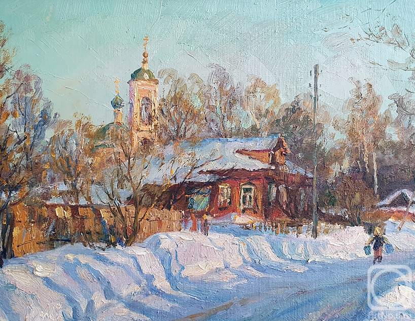 Fedorenkov Yury. Winter in Pavlovsky Posad
