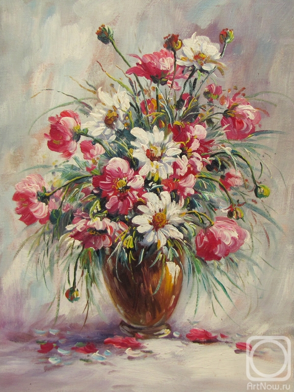 Osipov Maksim. Bouquet with daisies