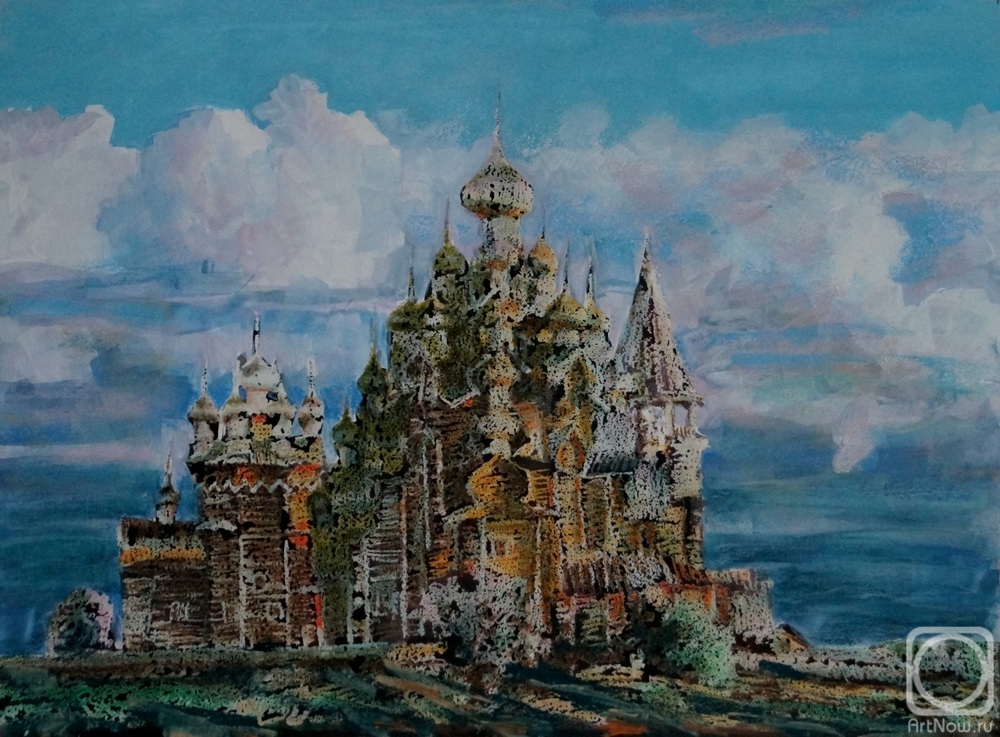 Borisov Mikhail. Le Temple De La Transfiguration Du Seigneur. Kizhi