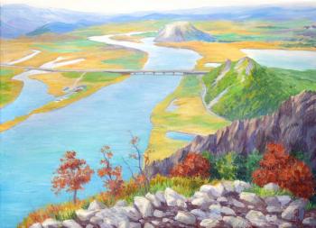 View of the valley of the River Suchan. Ledniova Varvara