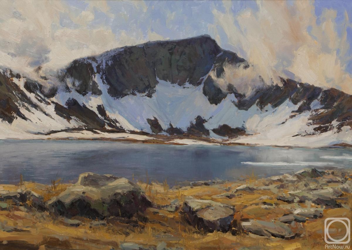 Burtsev Evgeny. Lake at the pass