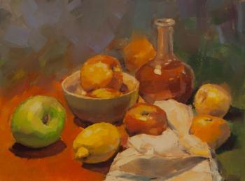 Still life with apples. Burtsev Evgeny