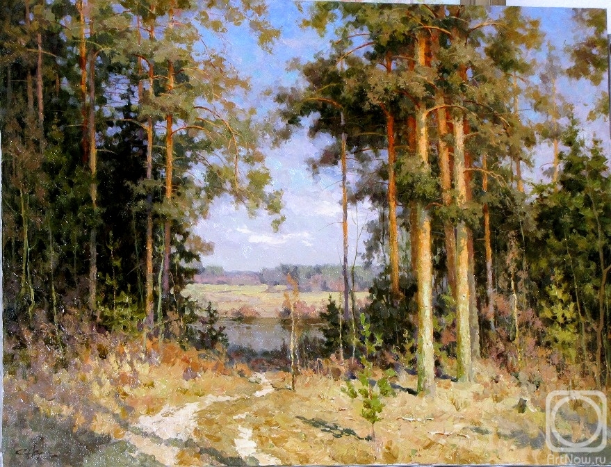 Demin Sergey. Path with pine trees