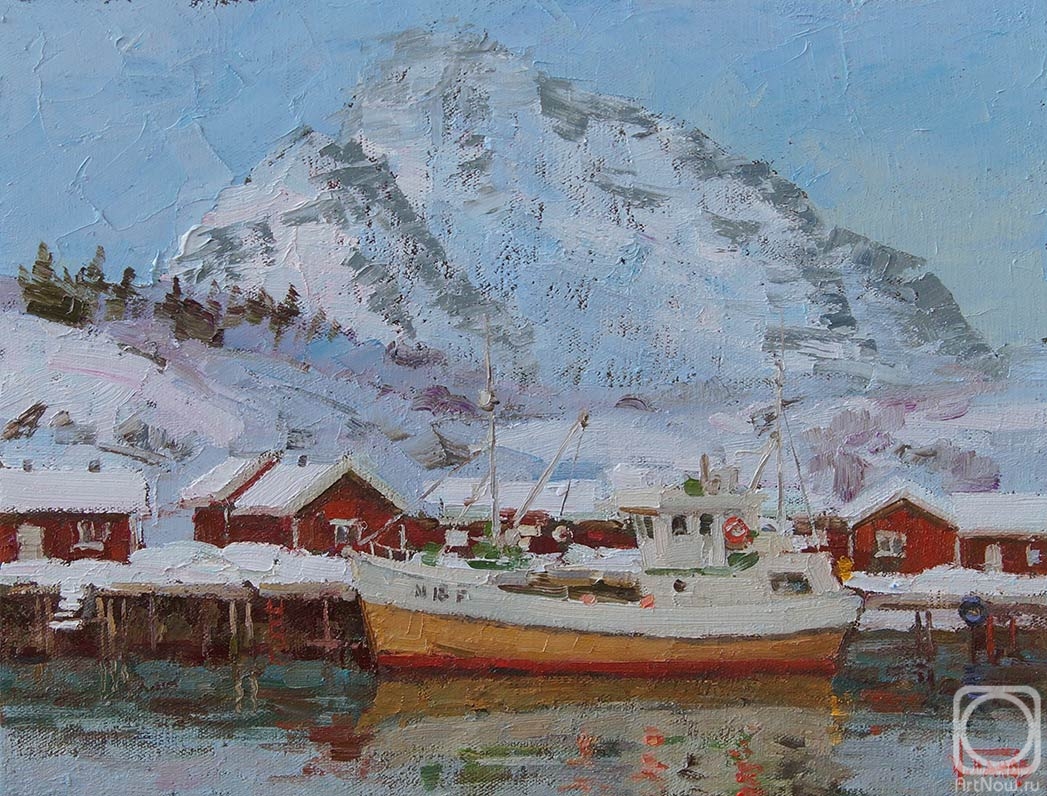 Panov Igor. Pier in Nusfjord