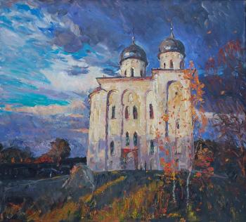 Veliky Novgorod. The autumn in Yurievo