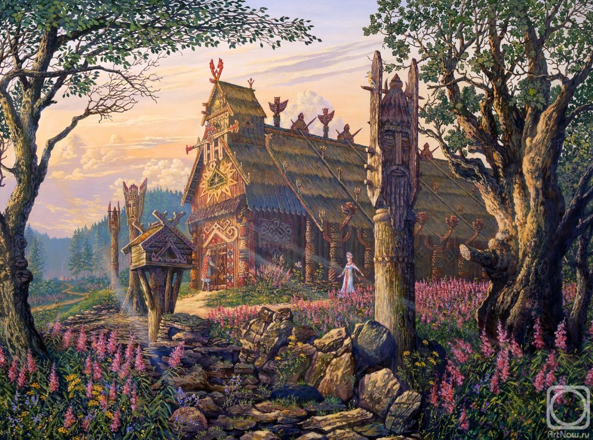 Ivanov Vsevolod. Temple of God Radogoshch