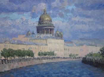 A cloudy day. St. Isaac's Cathedral. Chertov Sergey