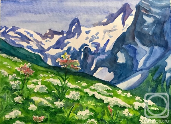 Lukaneva Larissa. Flowers in the mountains