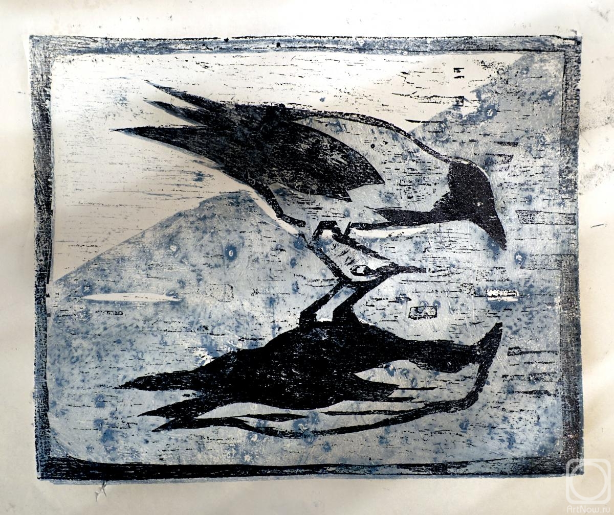 Karaceva Galina. The Crow and the Reflection (version 2)