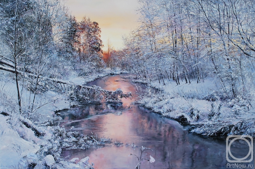Vokhmin Ivan. Winter evening