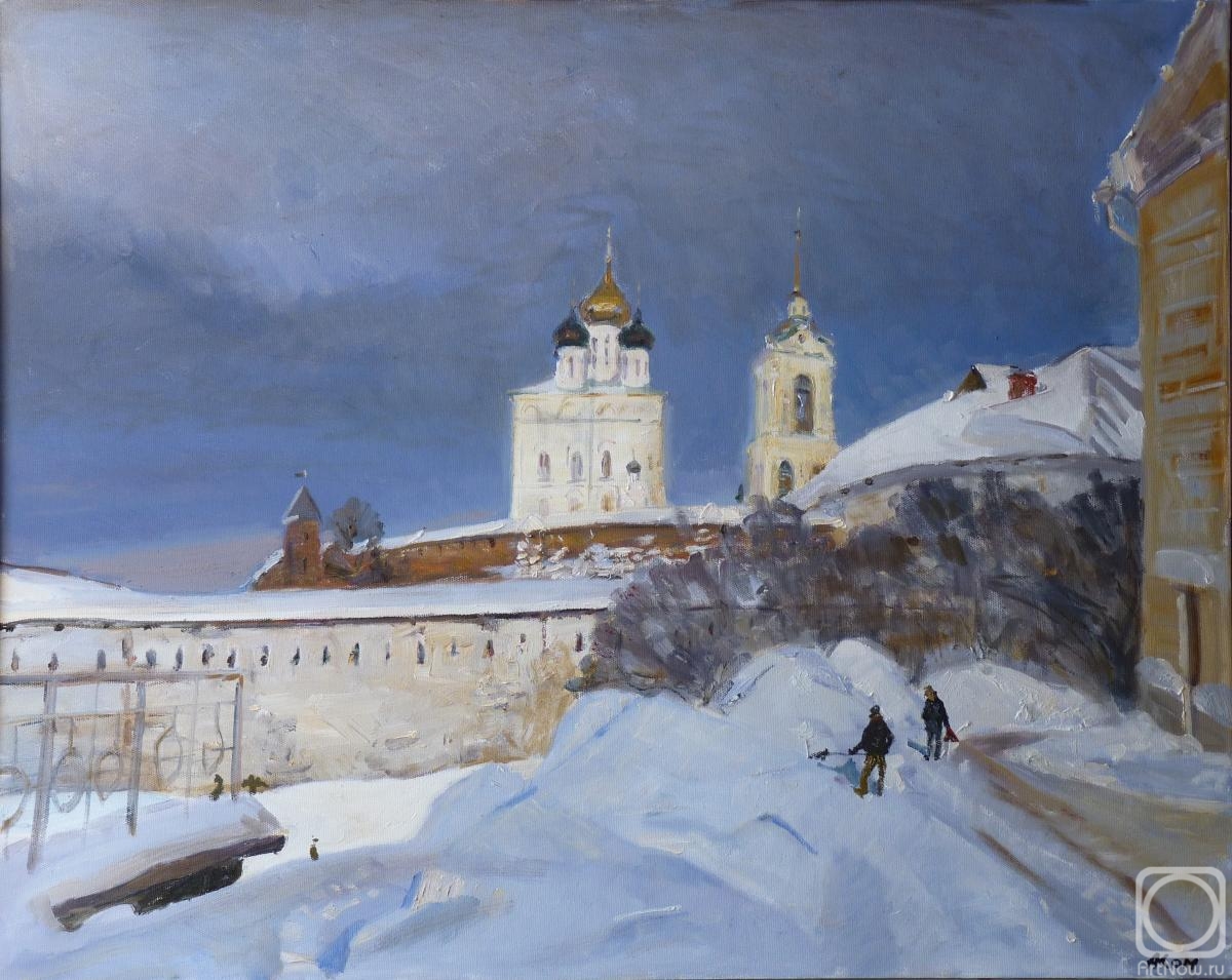 Komov Alexey. Near the Pskov Kremlin