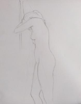 Model, quick sketch. Goldstein Tatyana