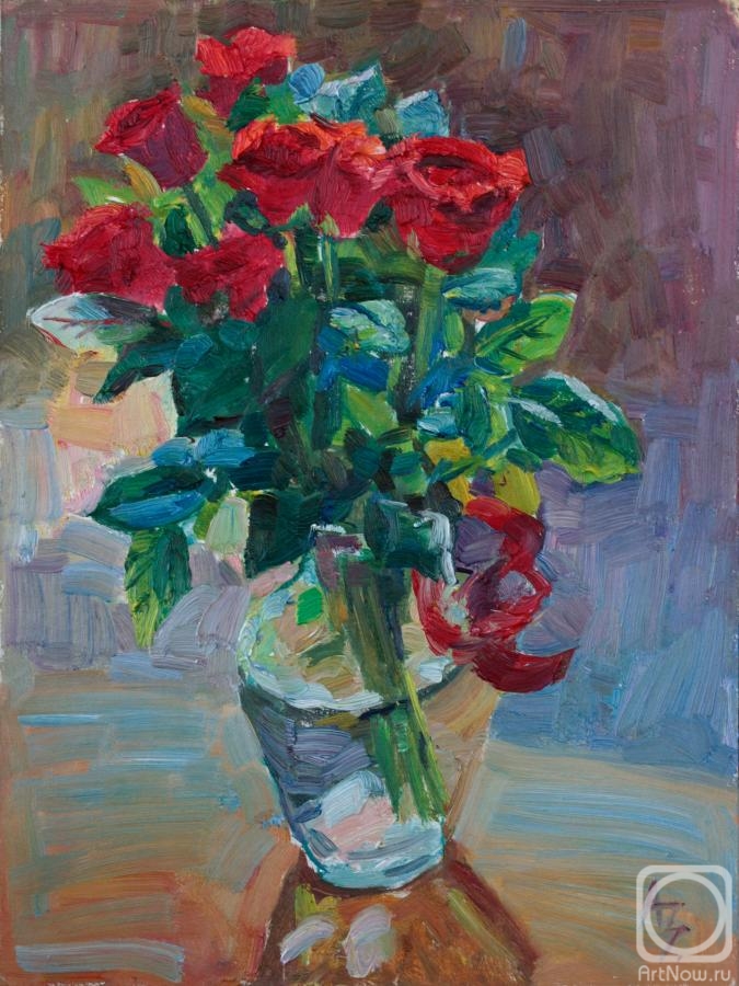 Zamurueva Anna. Red roses