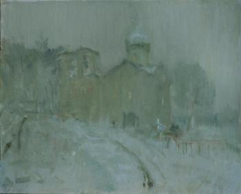 Foggy Winter Morning (Foggy Painting). Komov Alexey