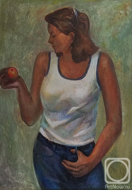 Karpov Evgeniy. Girl with an apple 192