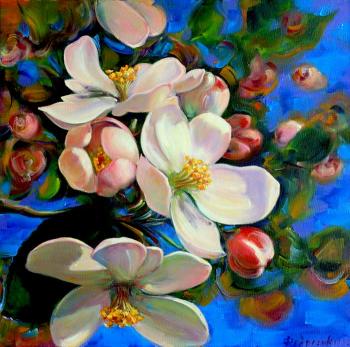 Spring mood, apple blossom. Fedosenko Roman