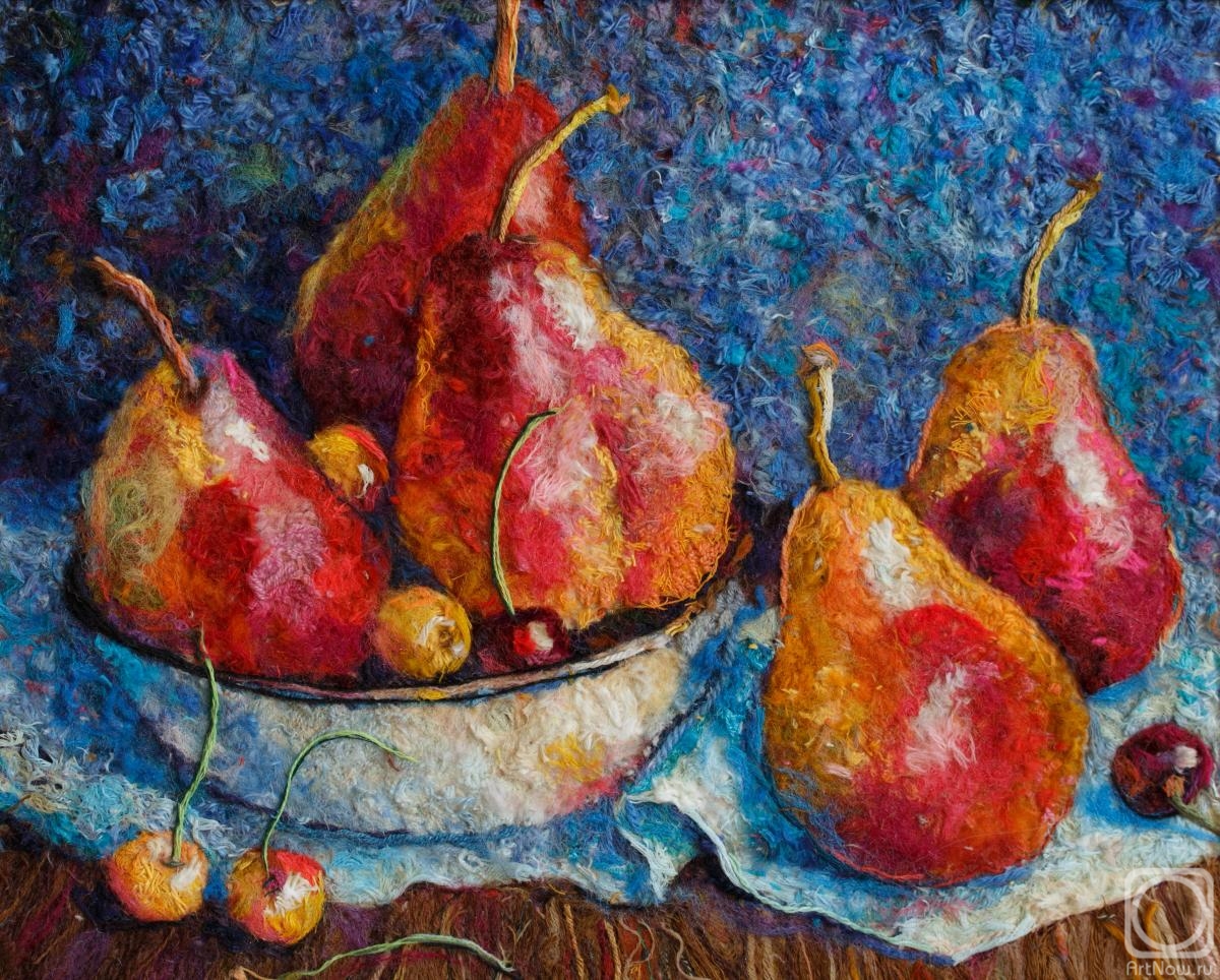 Hitkova Lyubov. Red pears