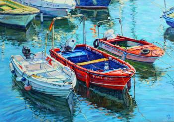 Fishing boats in northern Spain