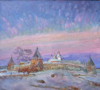 In winter on Solovki. Komov Alexey