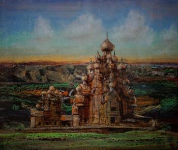 3 from the series Wooden churches of Russia. Borisov Mikhail